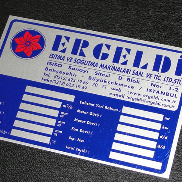 Ankara Sublimasyon Etiket